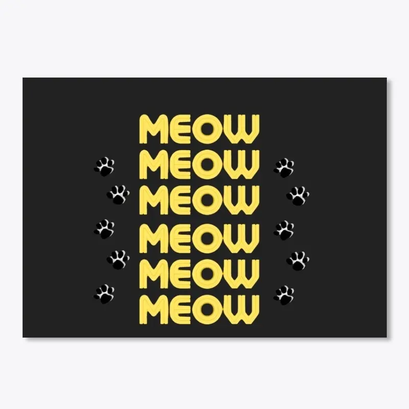 cat meow shirts