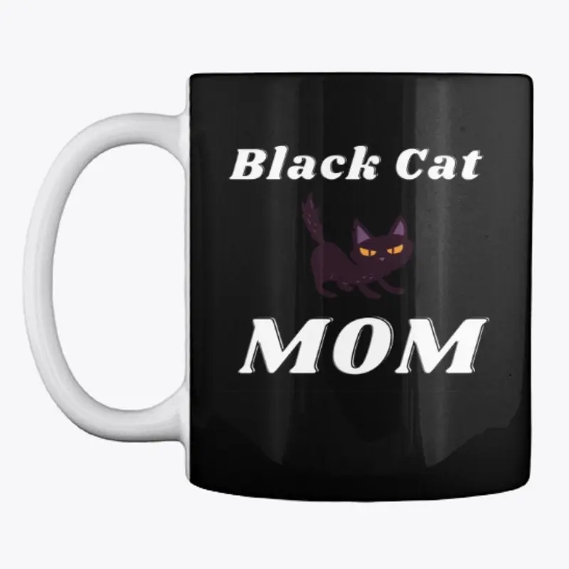 Black Cat Mom Shirts