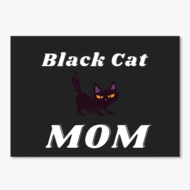 Black Cat Mom Shirts